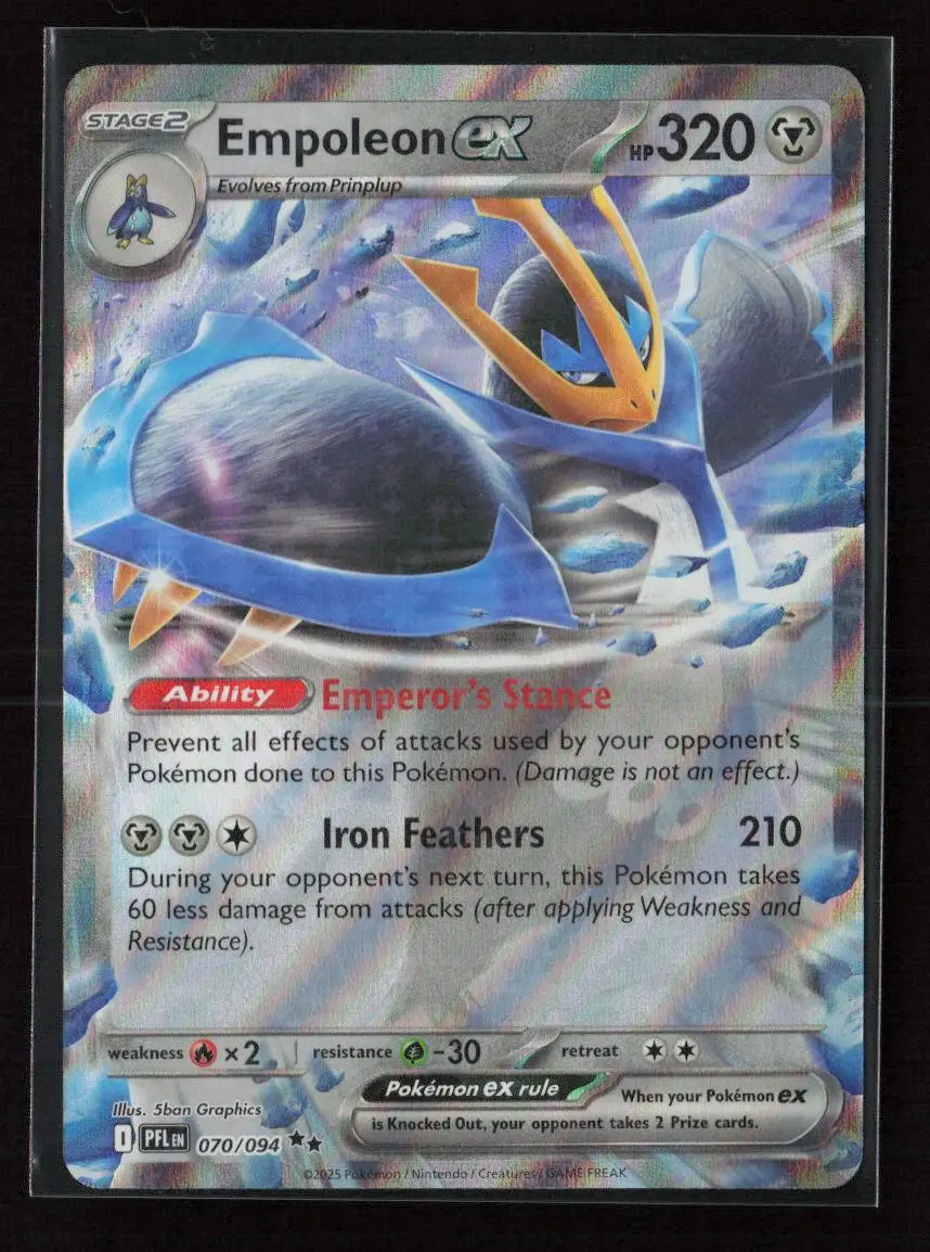 Empoleon Ex - Double Rare Me02: Phantasmal Flames 070/094 Nm 1