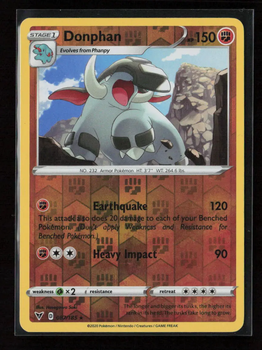 Donphan Rare Swsh04: Vivid Voltage 087/185 Nm 1