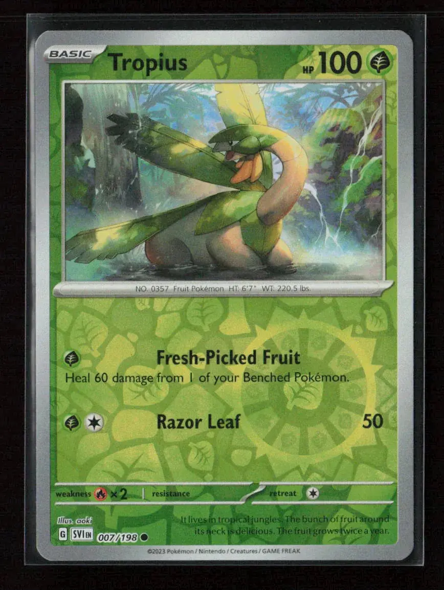 Tropius Common Sv01: Scarlet & Violet Base Set 007/198 Nm 1