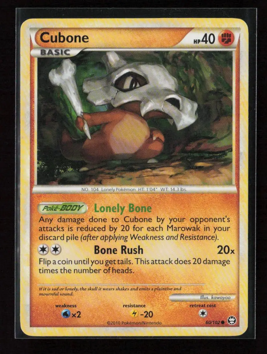 Cubone Common Triumphant 60/102 Lp 1
