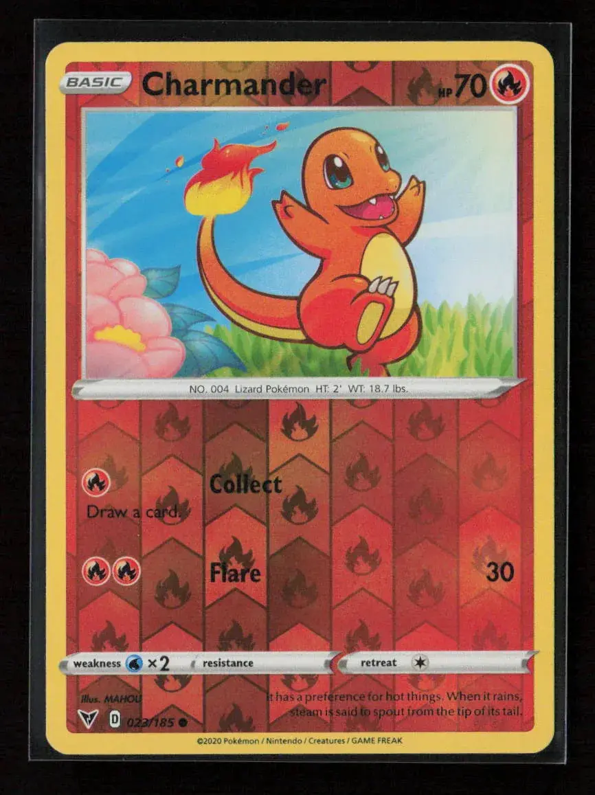 Charmander Common Swsh04: Vivid Voltage 023/185 Nm 1