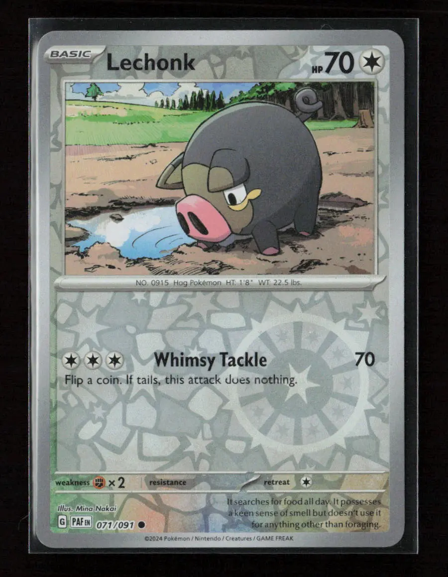 Lechonk - Common Sv: Paldean Fates 071/091 Nm 1