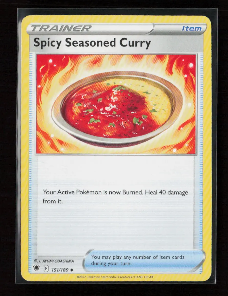 Spicy Seasoned Curry Uncommon Swsh10: Astral Radiance 151/189 Lp 1
