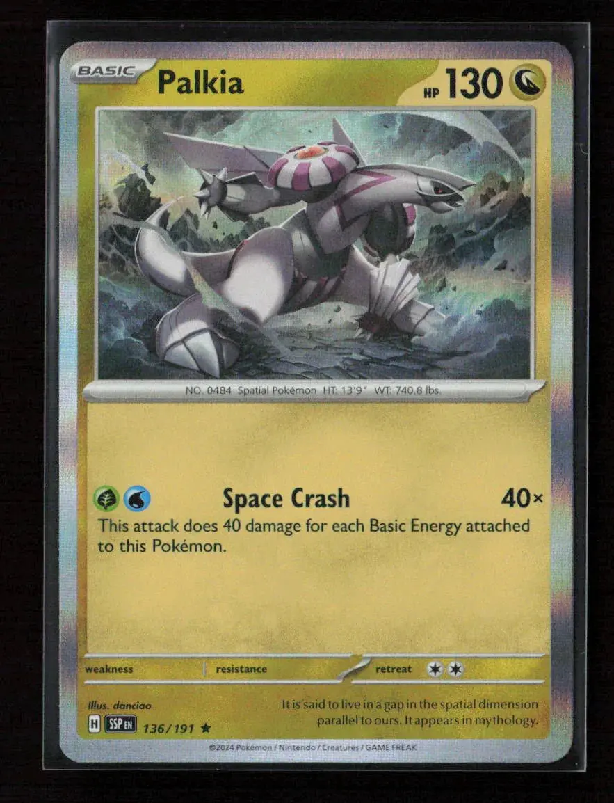 Palkia Rare Sv08: Surging Sparks 136/191 Nm 1