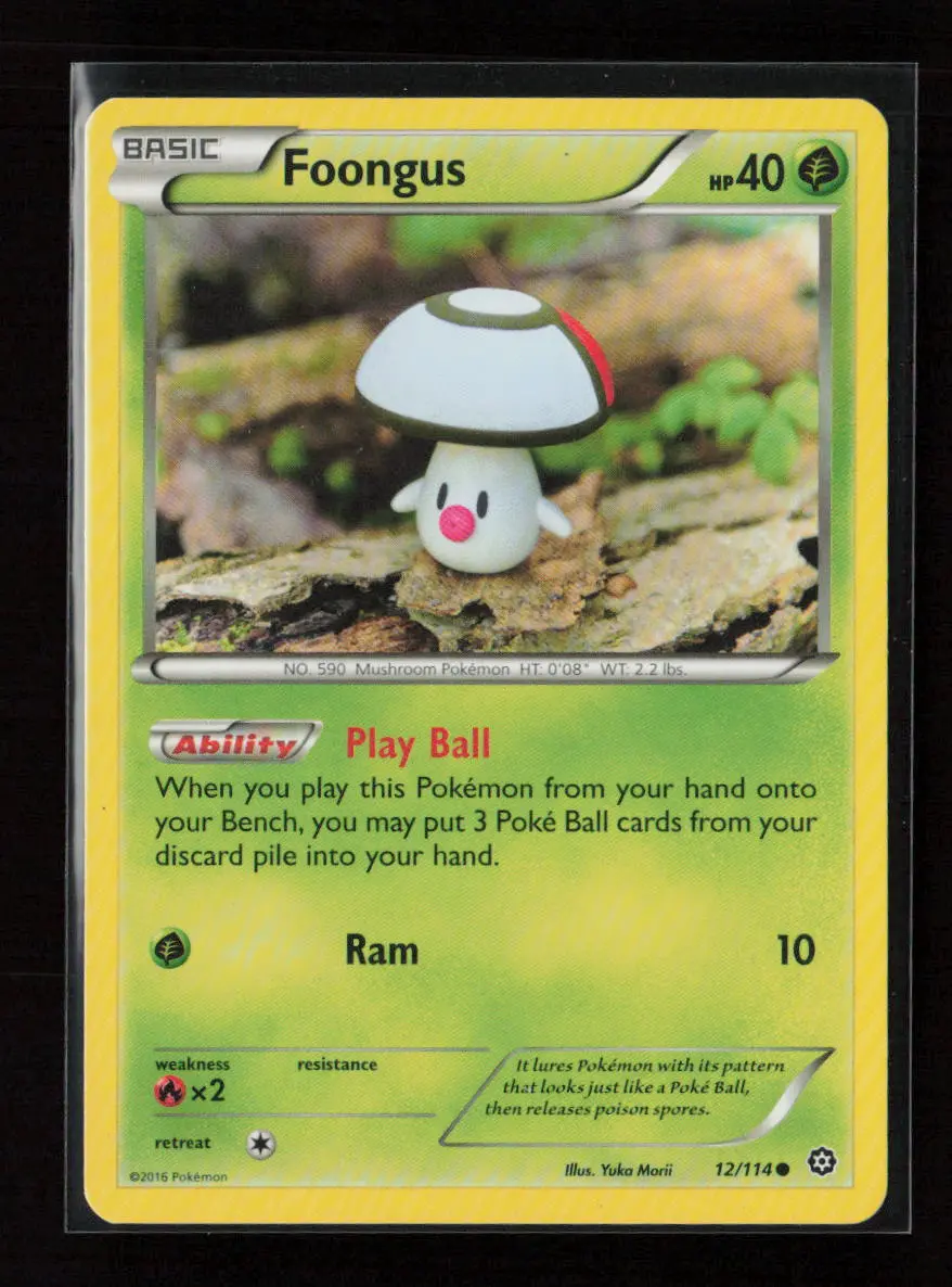 Foongus Common Xy - Steam Siege 12/114 Mp 1
