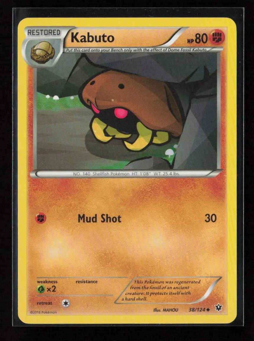 Kabuto Uncommon Xy - Fates Collide 38/124 Lp 1
