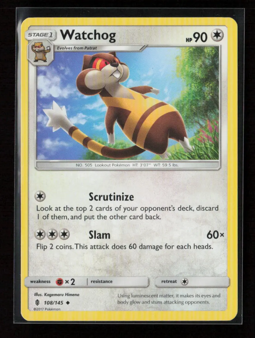 Watchog Uncommon Sm - Guardians Rising 108/145 Lp 1