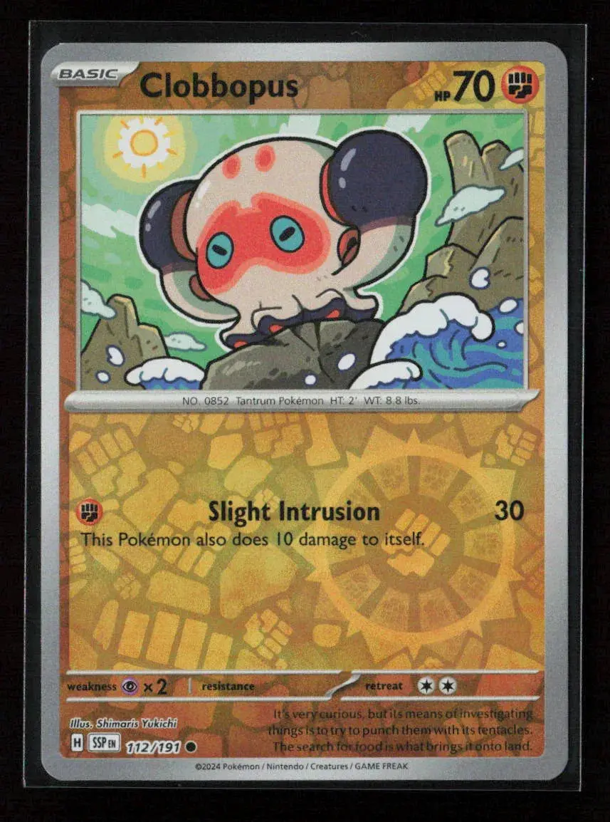Clobbopus - Common Sv08: Surging Sparks 112/191 Nm 1
