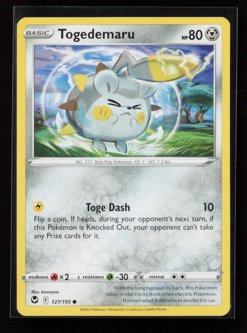 Togedemaru Common Swsh12: Silver Tempest 127/195 Lp 1