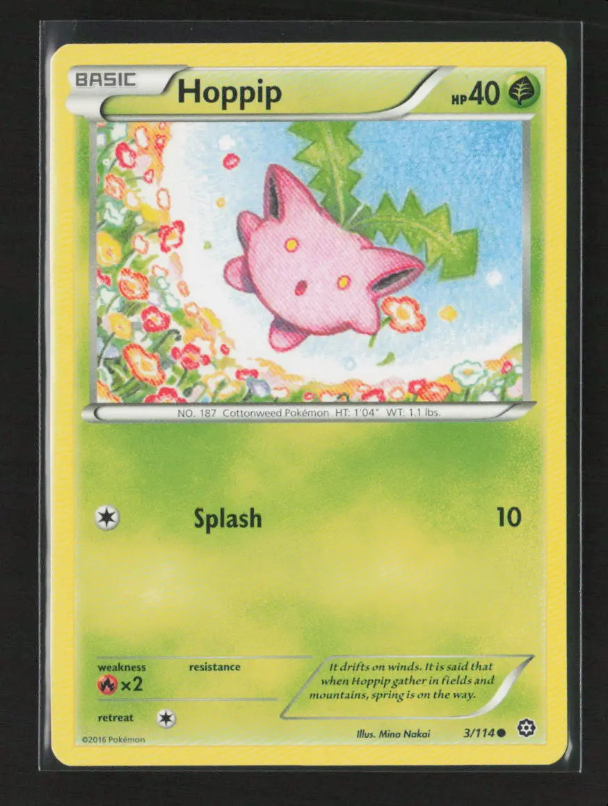 Hoppip Common Xy - Steam Siege 3/114 Lp 1