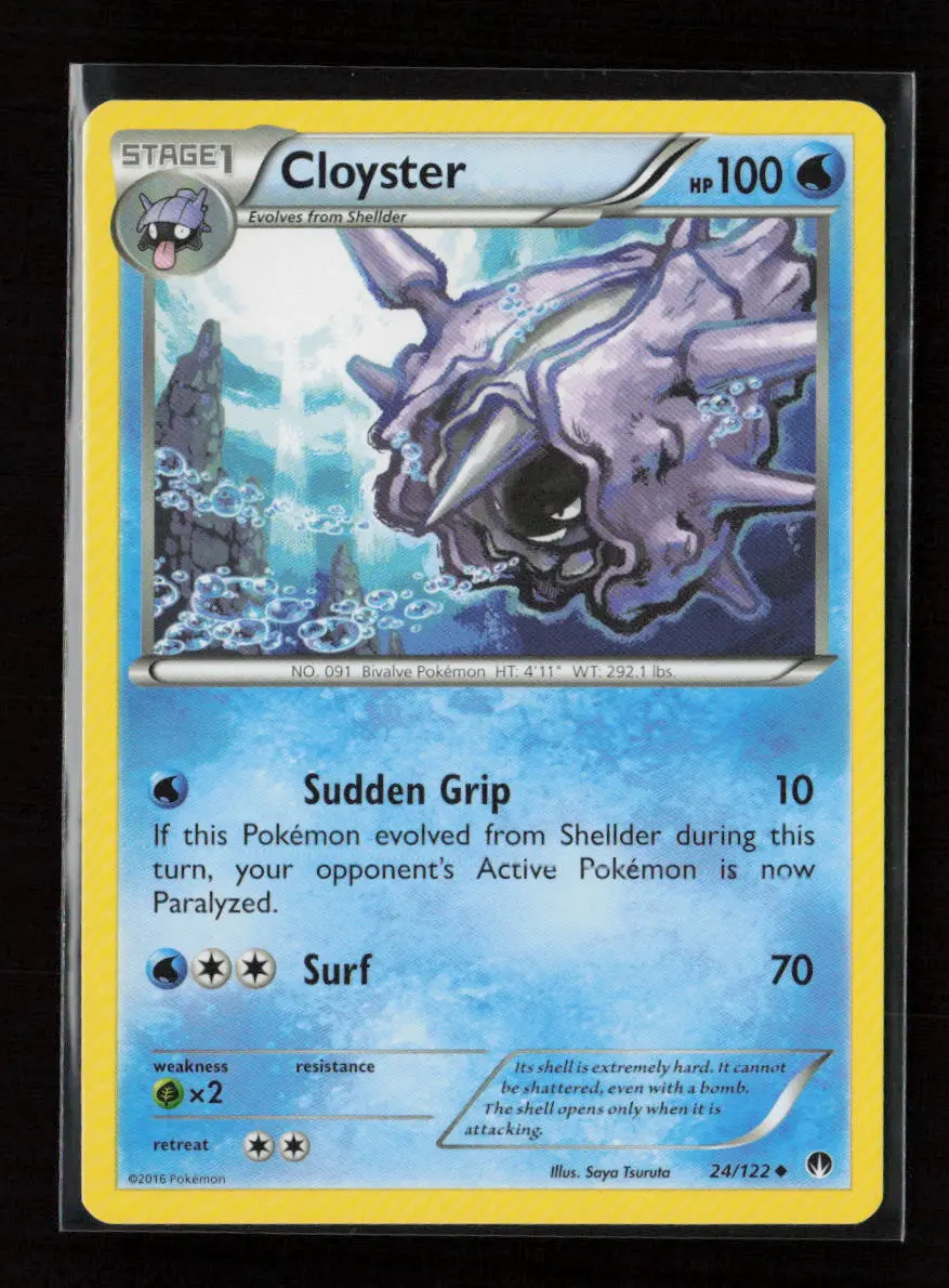Cloyster Uncommon Xy - Breakpoint 24/122 Lp 1