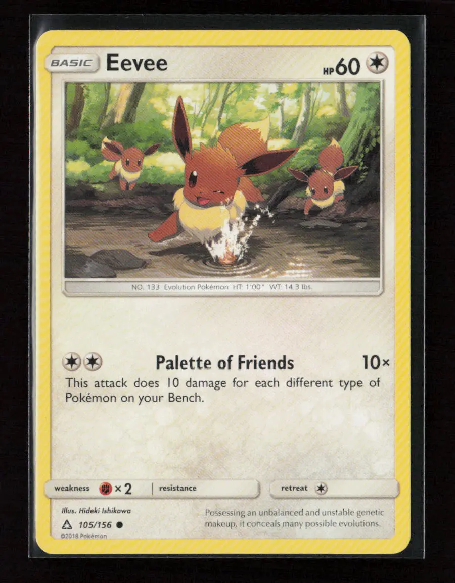 Eevee (105) Common Sm - Ultra Prism 105/156 Lp 1