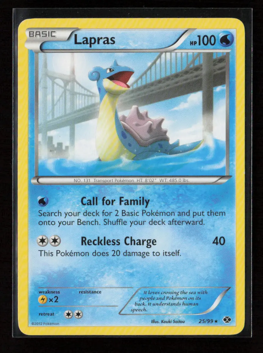Lapras (25) Rare Next Destinies 25/99 Mp 1