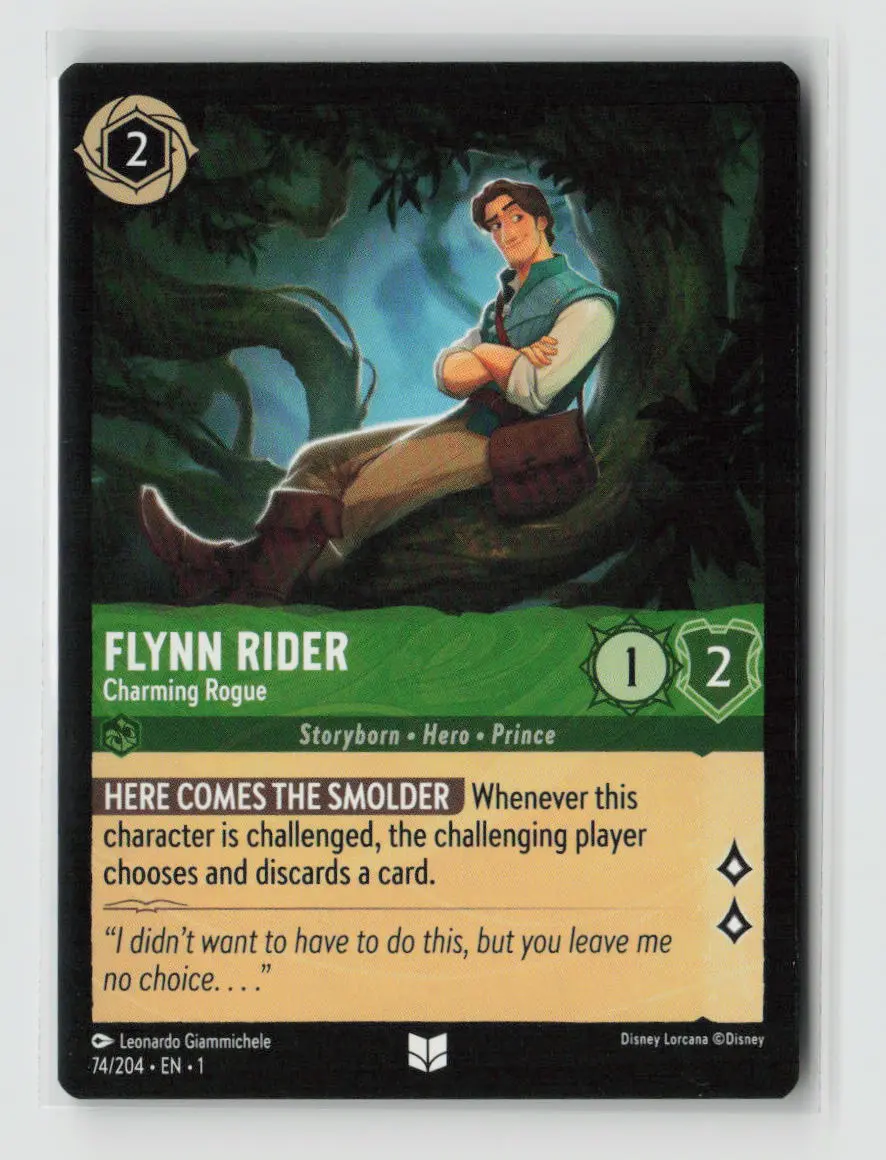 Flynn Rider - Charming Rogue Uncommon The First Chapter 74/204 Nm 1