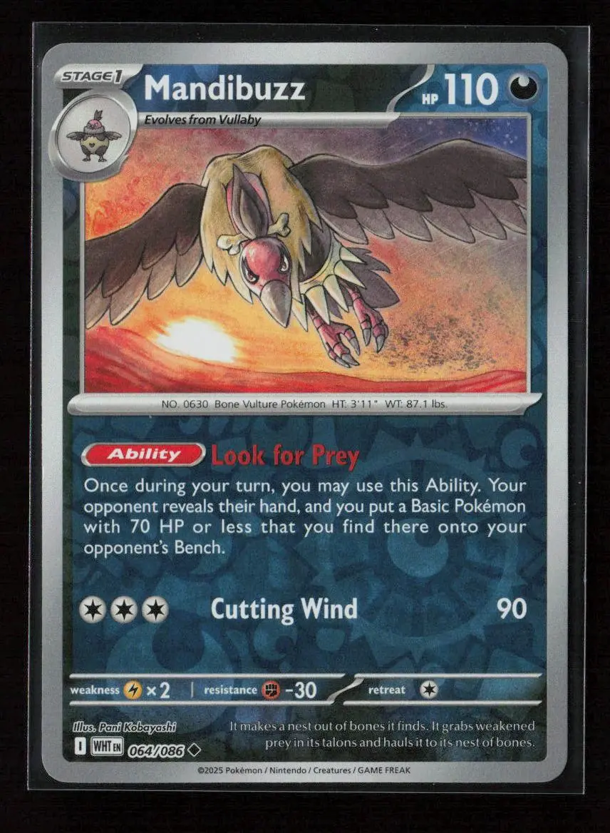 Mandibuzz Uncommon Sv: White Flare 064/086 Nm 1