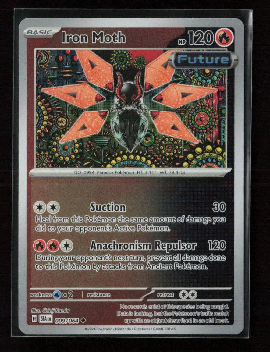 Iron Moth Uncommon Sv: Shrouded Fable 009/064 Nm 1