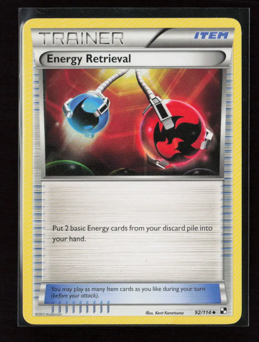 Energy Retrieval Uncommon Black And White 92/114 Mp 1