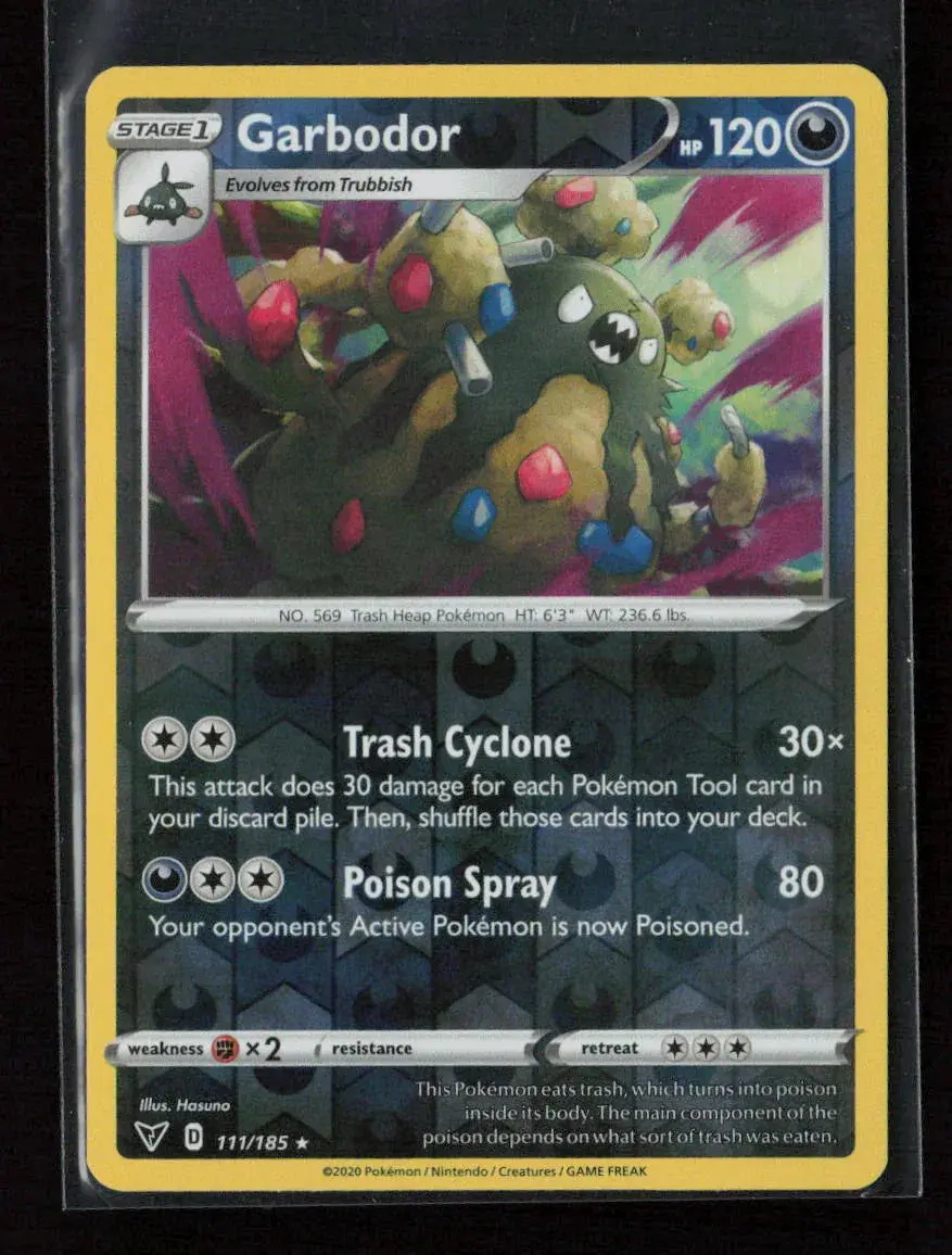 Garbodor Rare Swsh04: Vivid Voltage 111/185 Lp 1