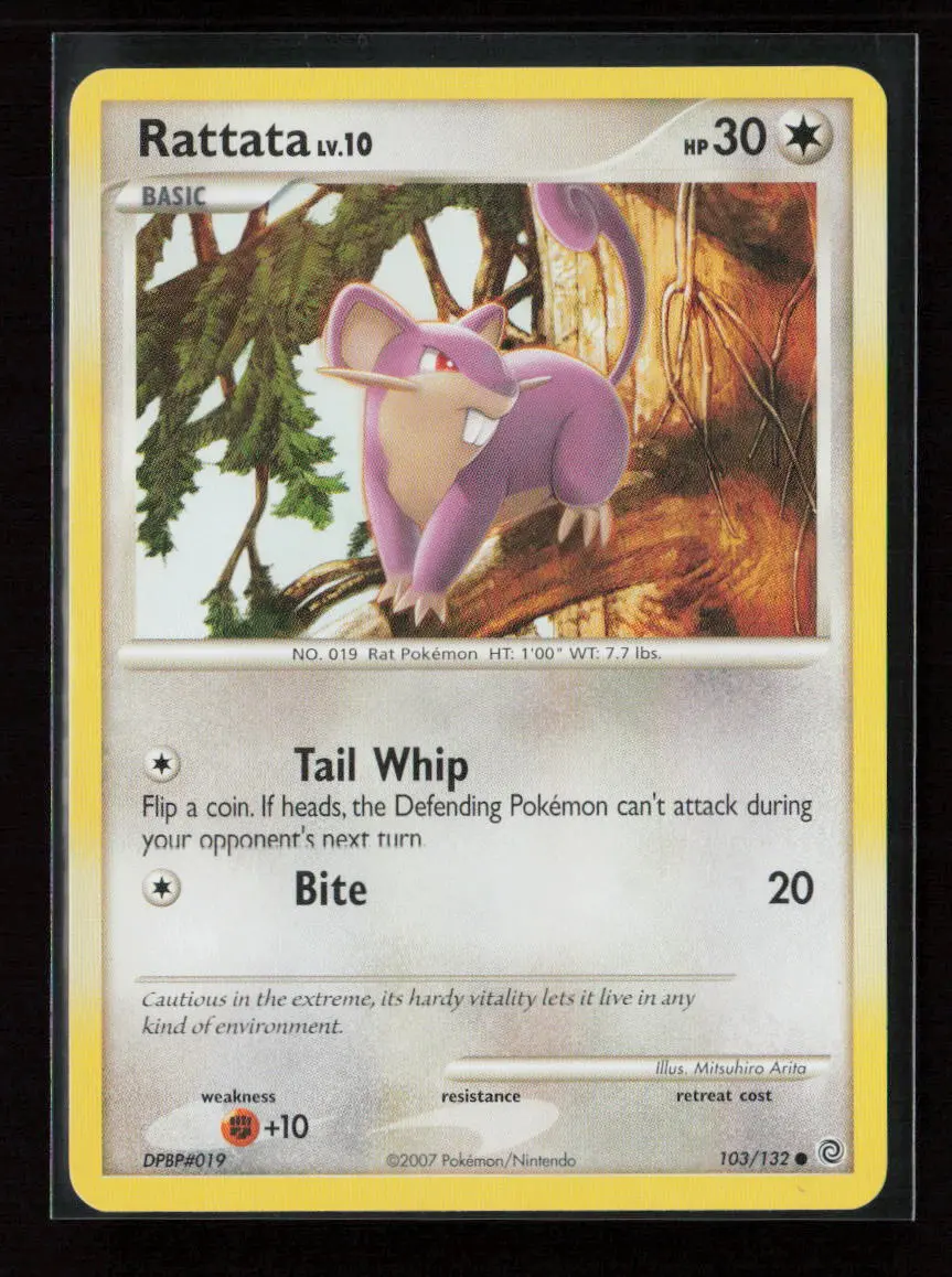 Rattata Common Secret Wonders 103/132 Lp 1