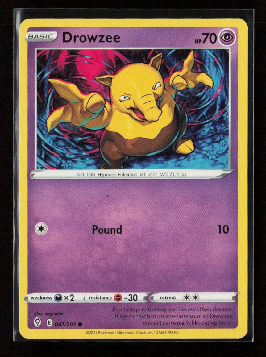 Drowzee Common Swsh07: Evolving Skies 061/203 Lp 1