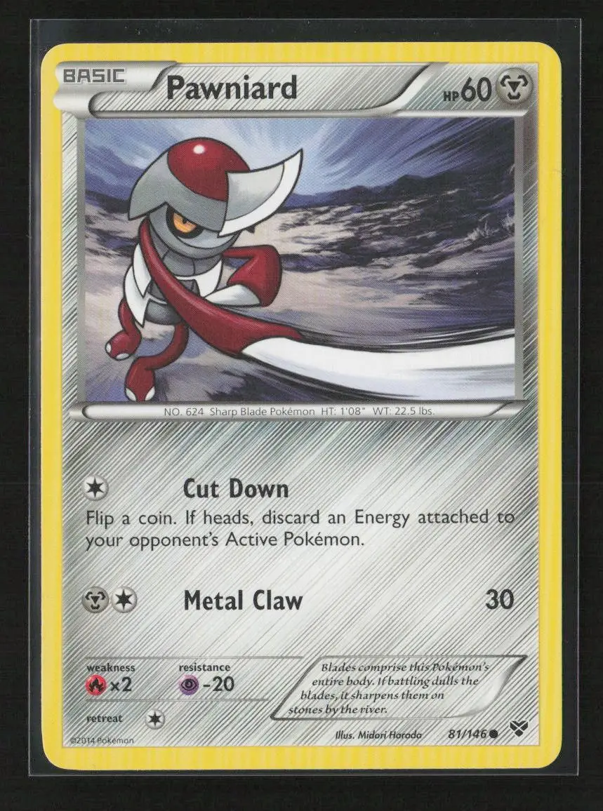 Pawniard Common Xy Base Set 81/146 Lp 1