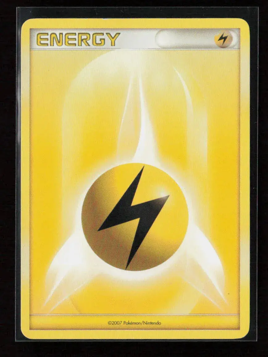 Lightning Energy (2007 Unnumbered D/P Style Non-Holo) Promo League & Championship Cards Lp 1