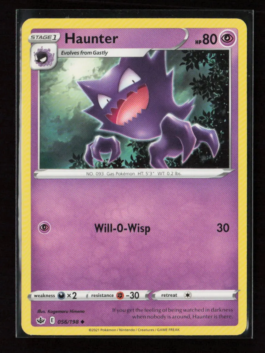 Haunter Uncommon Swsh06: Chilling Reign 056/198 Lp 1