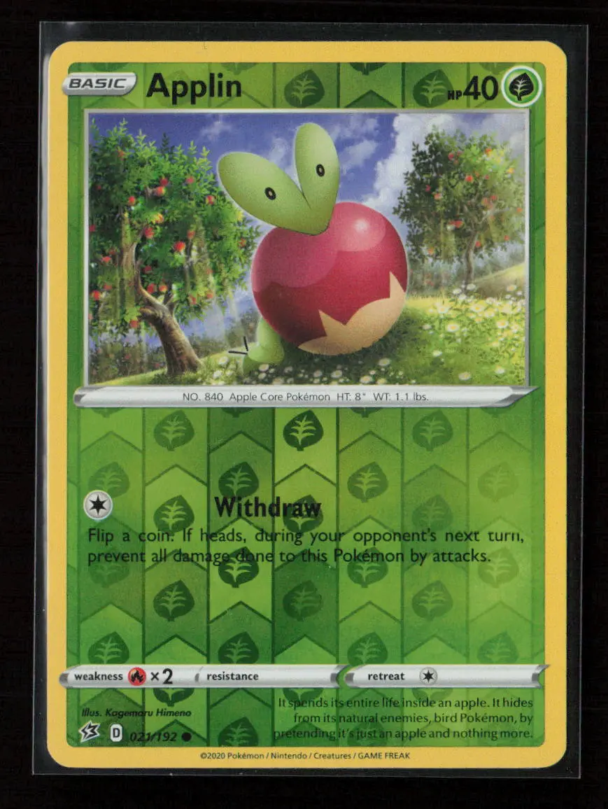 Applin (21) Common Swsh02: Rebel Clash 021/192 Nm 1