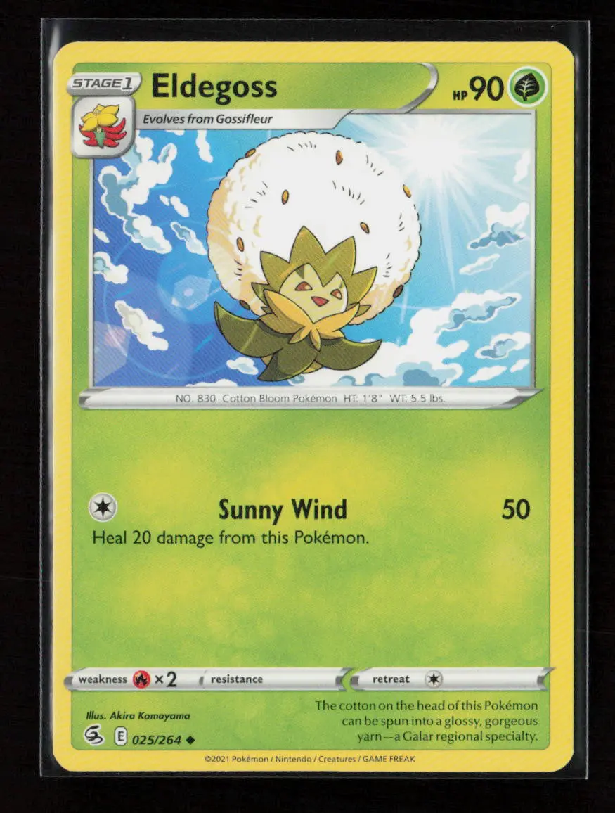 Eldegoss Uncommon Swsh08: Fusion Strike 025/264 Lp 1