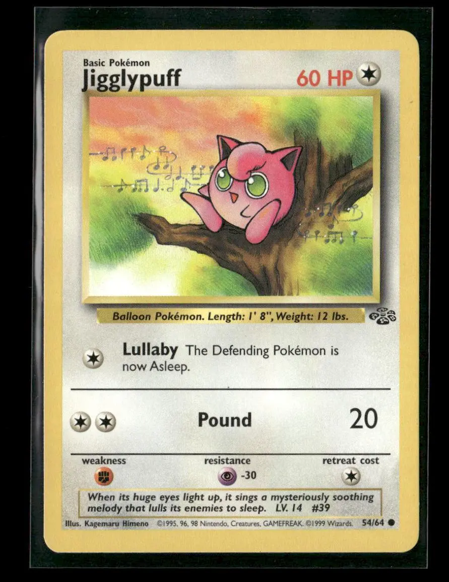 Jigglypuff Common Jungle 54/64 Lp 1