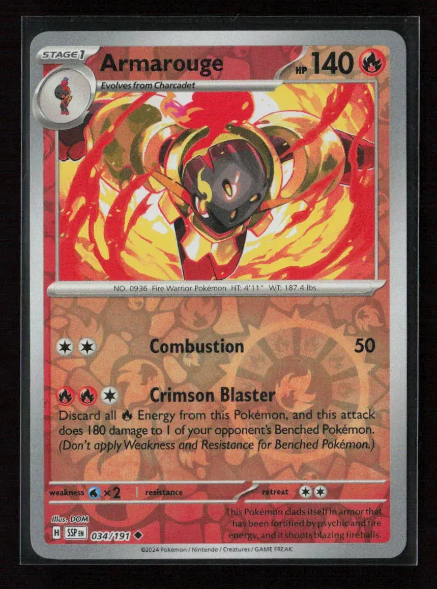 Armarouge Uncommon Sv08: Surging Sparks 034/191 Nm 1