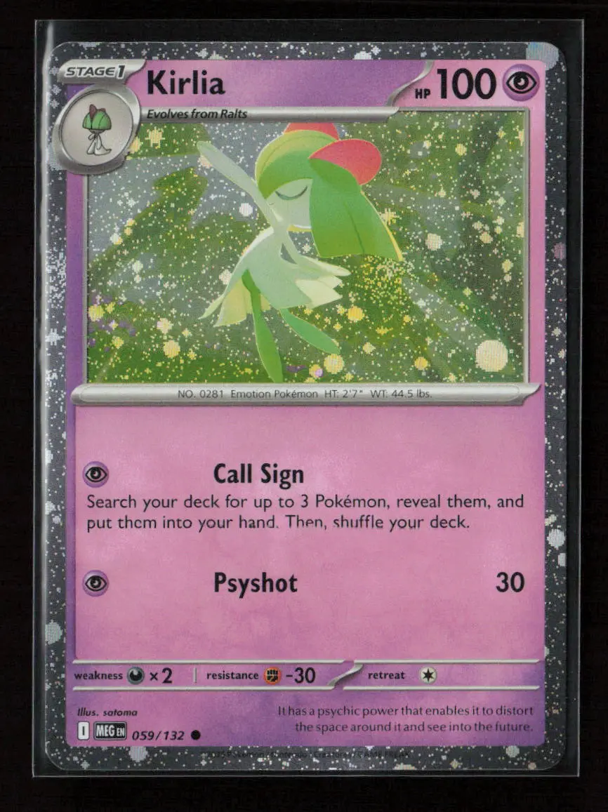Kirlia (Cosmos Holo) Common Miscellaneous Cards & Products 059/132 Nm 1
