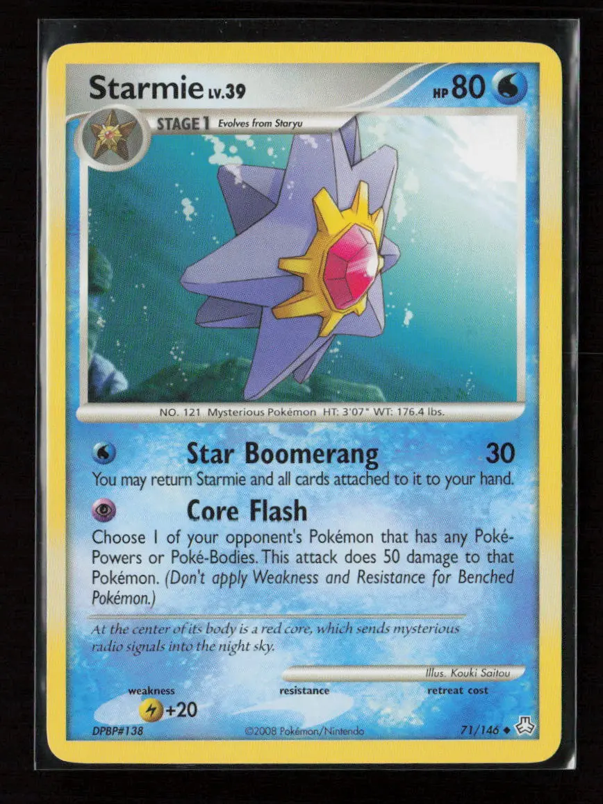 Starmie Uncommon Legends Awakened 71/146 Lp 1