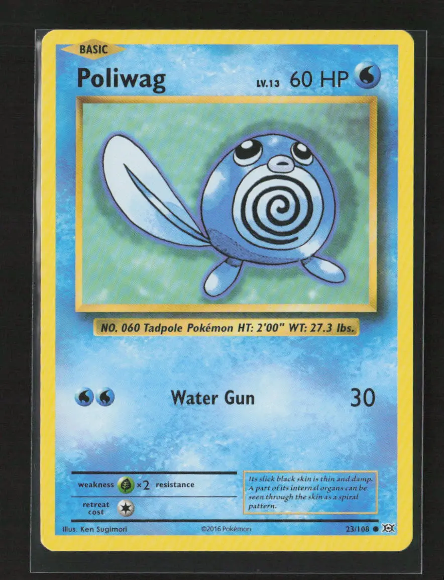 Poliwag Common Xy - Evolutions 23/108 Lp 1