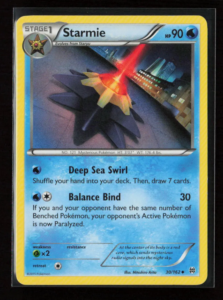 Starmie Uncommon Xy - Breakthrough 30/162 Lp 1