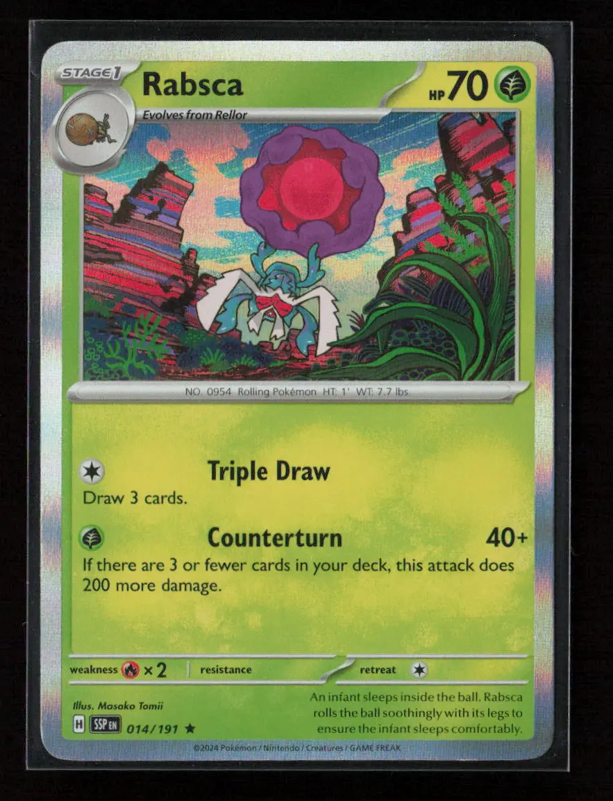 Rabsca Rare Sv08: Surging Sparks 014/191 Nm 1