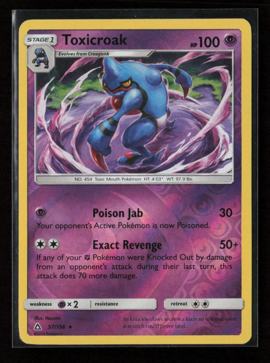 Toxicroak Rare Sm - Ultra Prism 57/156 Nm 1