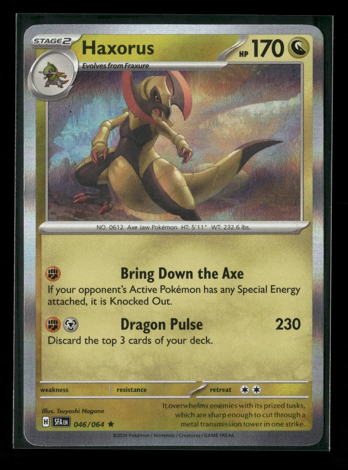 Haxorus Rare Sv: Shrouded Fable 046/064 Nm 1