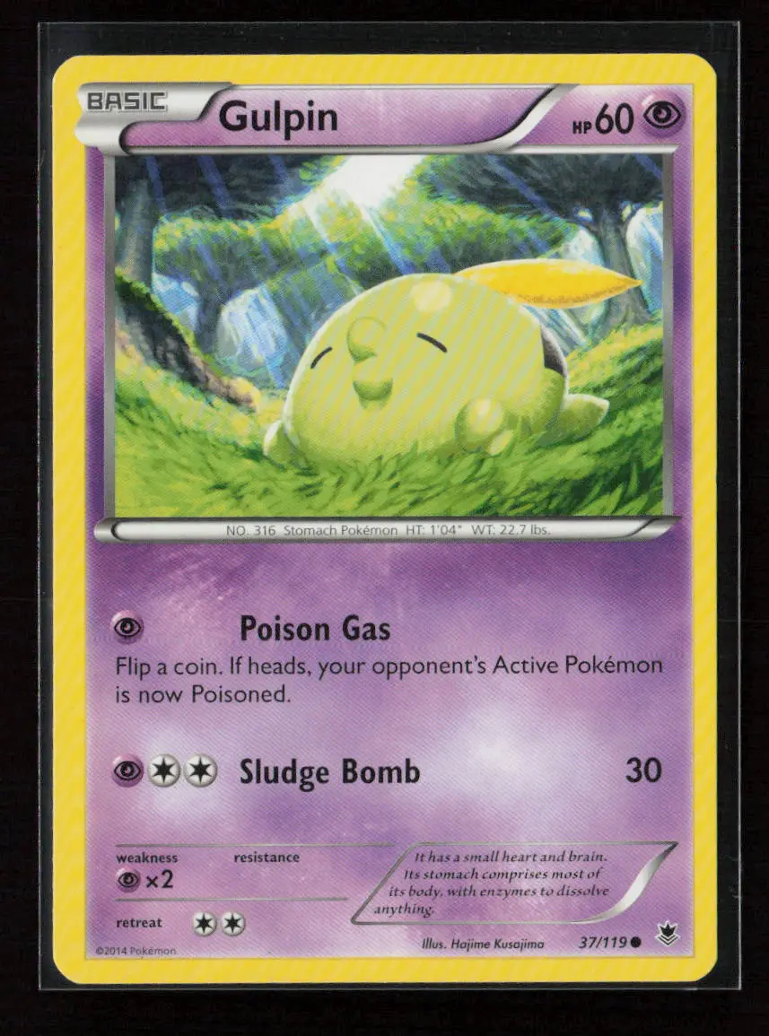 Gulpin Common Xy - Phantom Forces 37/119 Lp 1