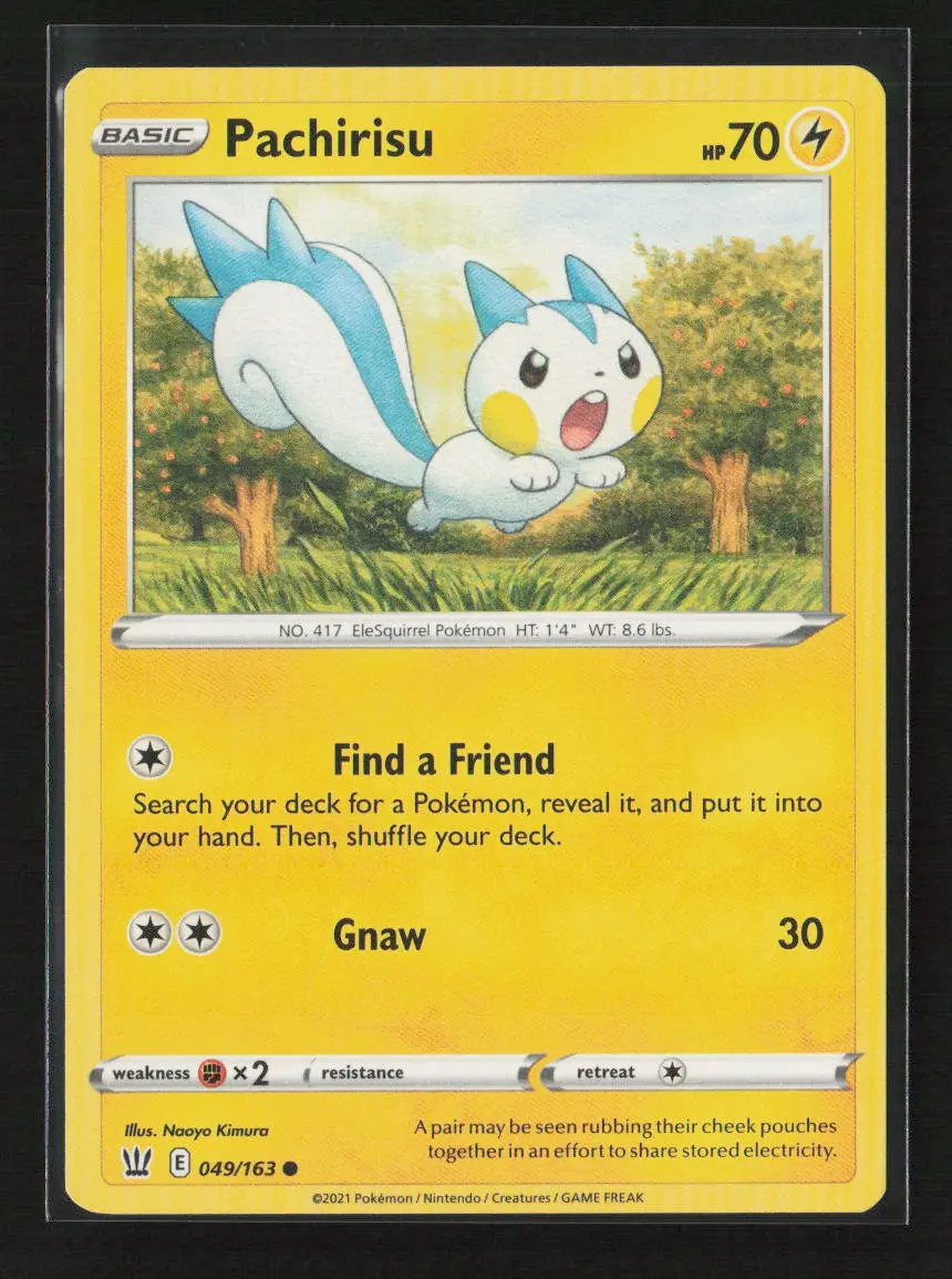 Pachirisu Common Swsh05: Battle Styles 049/163 Lp 1