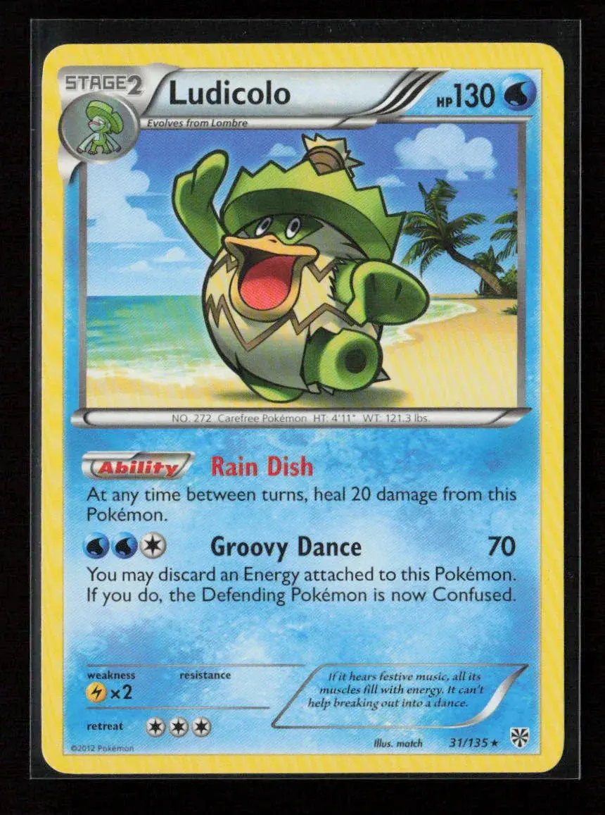 Ludicolo Rare Plasma Storm 31/135 Nm 1