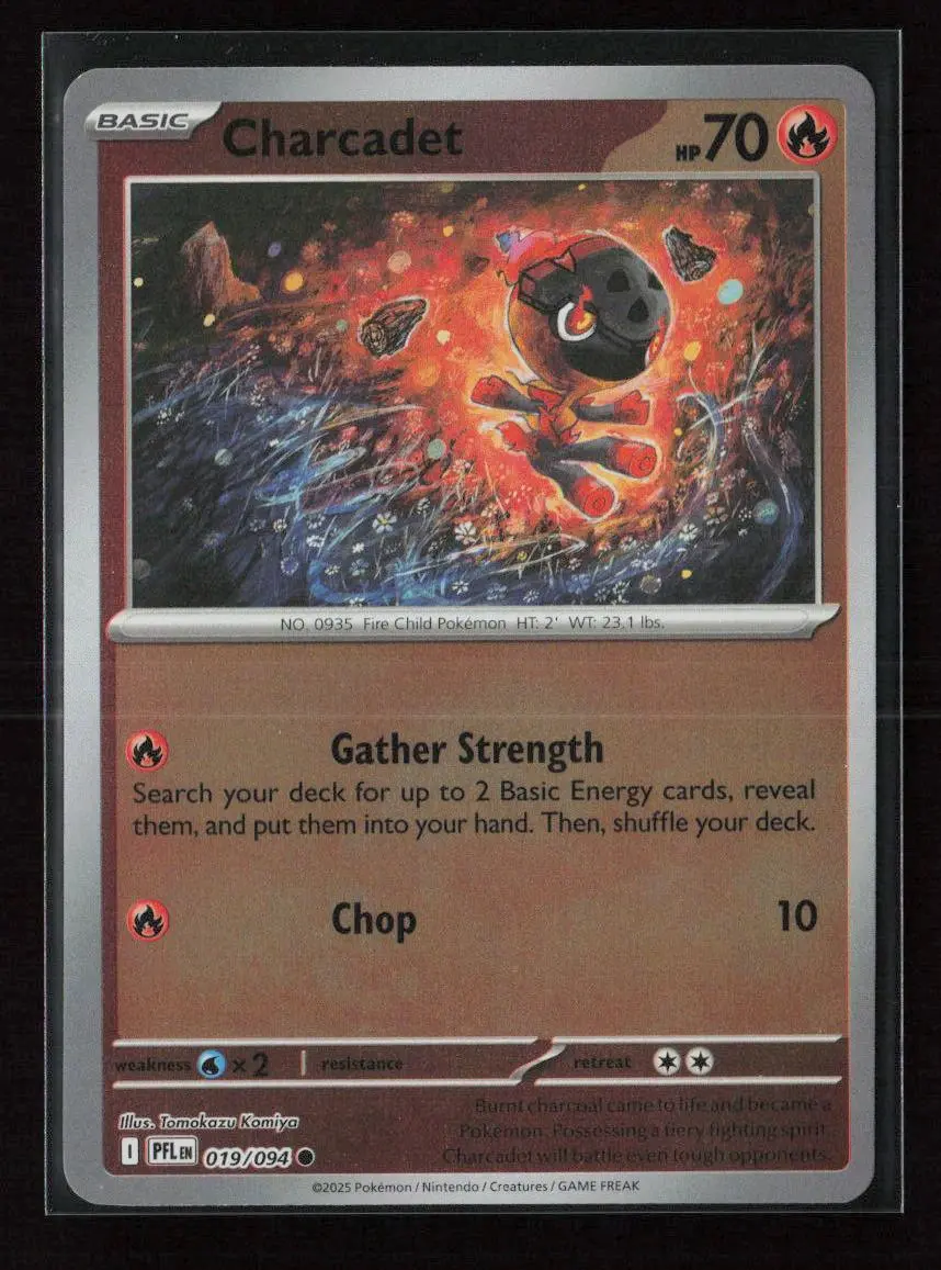 Charcadet Common Me02: Phantasmal Flames 019/094 Nm 1