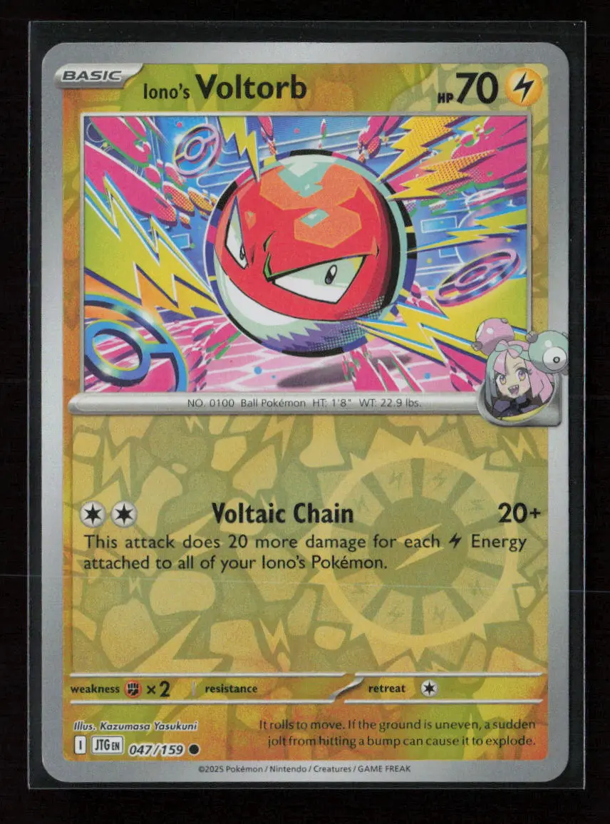 Iono's Voltorb Common Sv09: Journey Together 047/159 Nm 1
