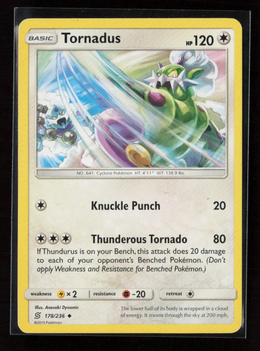 Tornadus Uncommon Sm - Unified Minds 178/236 Lp 1