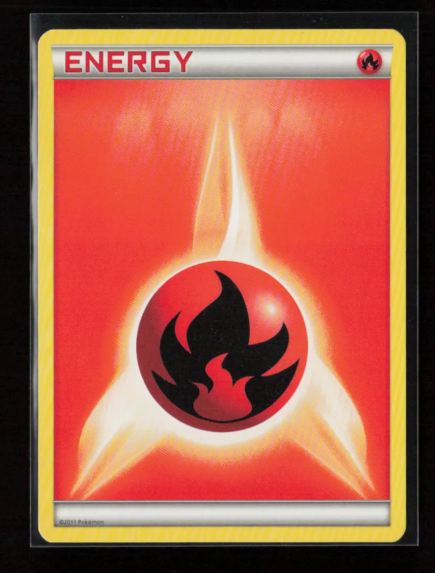Fire Energy (2011 Unnumbered) Promo League & Championship Cards Nm 1