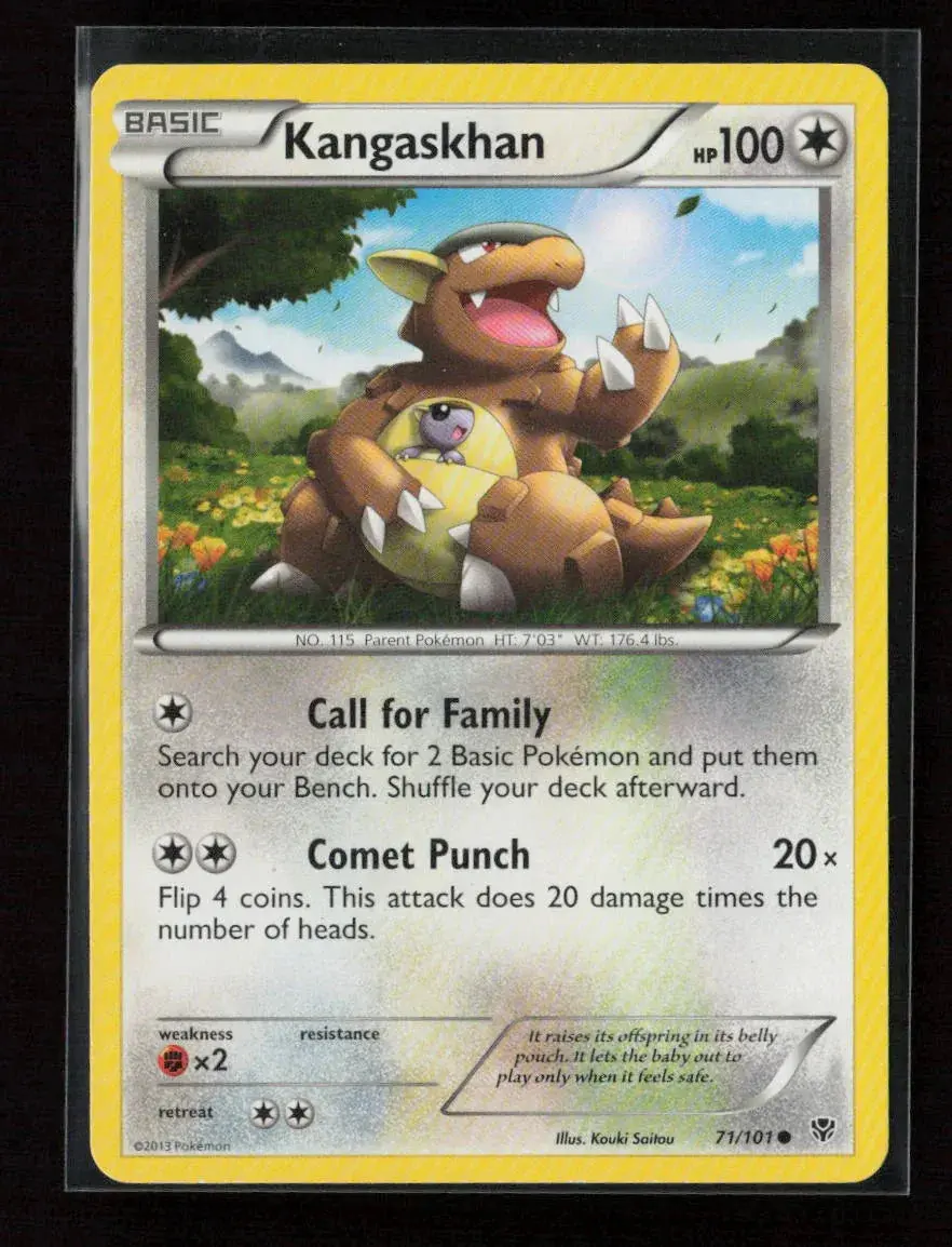 Kangaskhan Common Plasma Blast 71/101 Mp 1