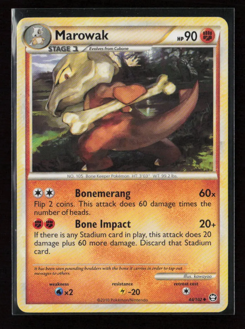 Marowak Uncommon Triumphant 44/102 Mp 1