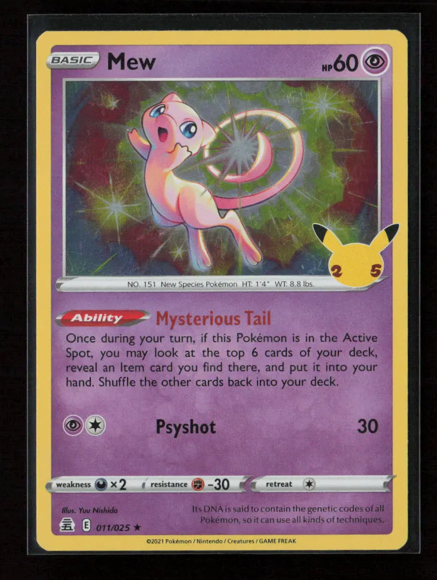 Mew Holo Rare Celebrations 011/025 Nm 1