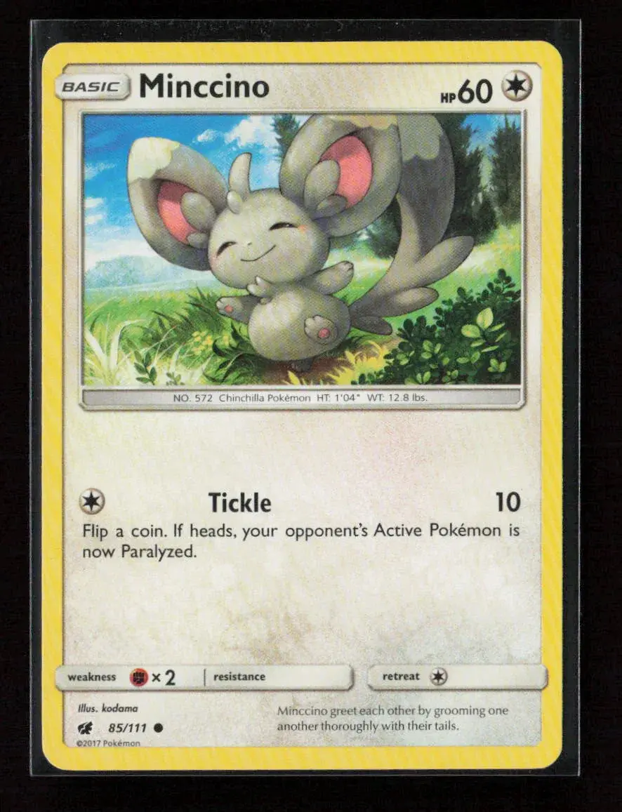 Minccino Common Sm - Crimson Invasion 85/111 Lp 1