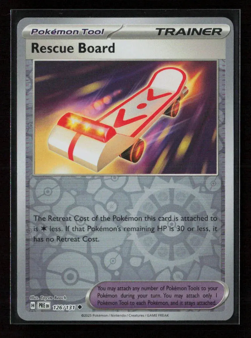 Rescue Board Uncommon Sv: Prismatic Evolutions 126/131 Nm 1